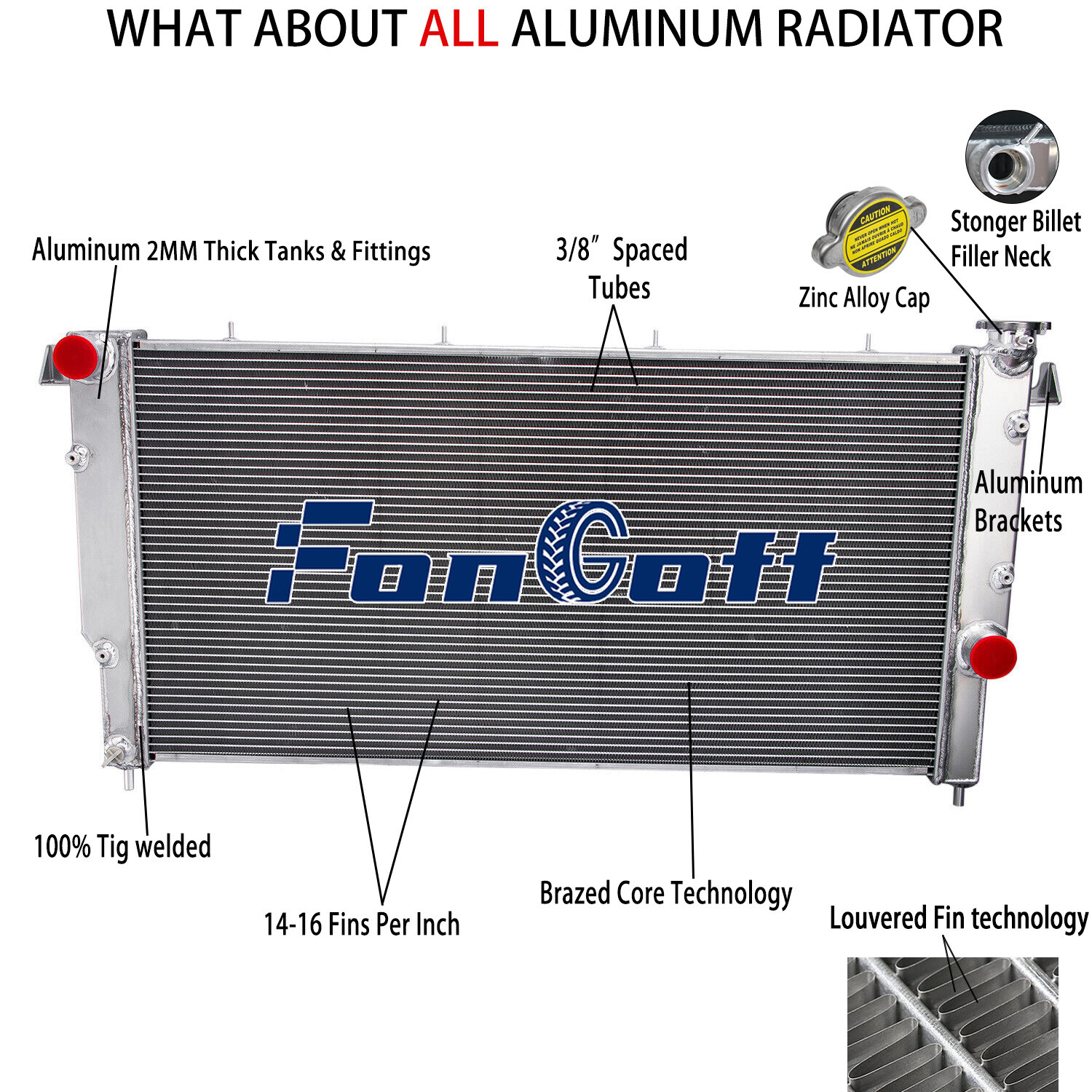 3 ROW Radiator  For 1994-2002 Dodge Ram 2500 3500 5.9L Cummins Diesel DPI1553.