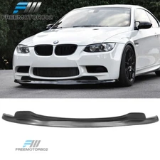 Fits 08-13 BMW E90 E92 E93 M3 Front Bumper Lip C Style Unpainted Black PU