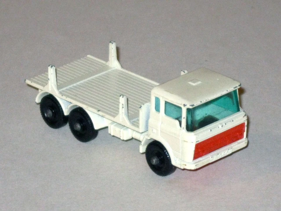 Vintage 1968 MATCHBOX Lesney No. 58 DAF Girder Truck! Original Black Wheels! - Image 3 of 4