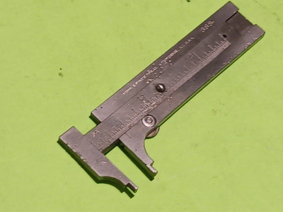 Vintage BROWN & SHARPE No. 388 Vernier Calipers 3'' Length Work Great good condnt