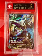 2022 Pokemon Silver Tempest 186 LUGIA V Full Alt Art BGS 10 Black Label Card