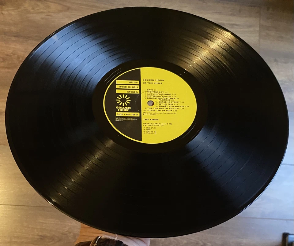 Golden Hour Of The Kinks LP UK MOD GH 501. Stereo. Embossed Sleeve. A2/B2. EX- - Image 4 of 4