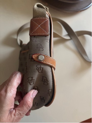 Dooney & Bourke Monogram Crossbody Bag One Size Brown Tan - Picture 5 of 9