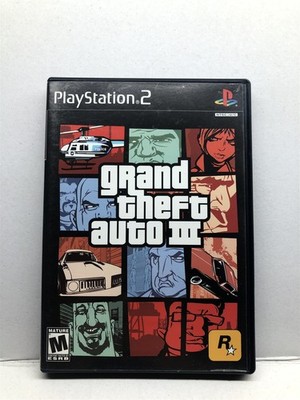 Grand Theft Auto III (PlayStation 2, 2003) Complete w/ Map - Tested Working