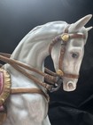 Rare Capodimonte Figurine-  Man on Horse with Girl, Hand Painted — photo 2