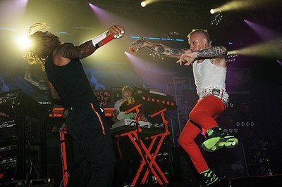 Maxim Reality Keith Flint of The Prodigy perform at Day 2 of Radio- Old Photo 4