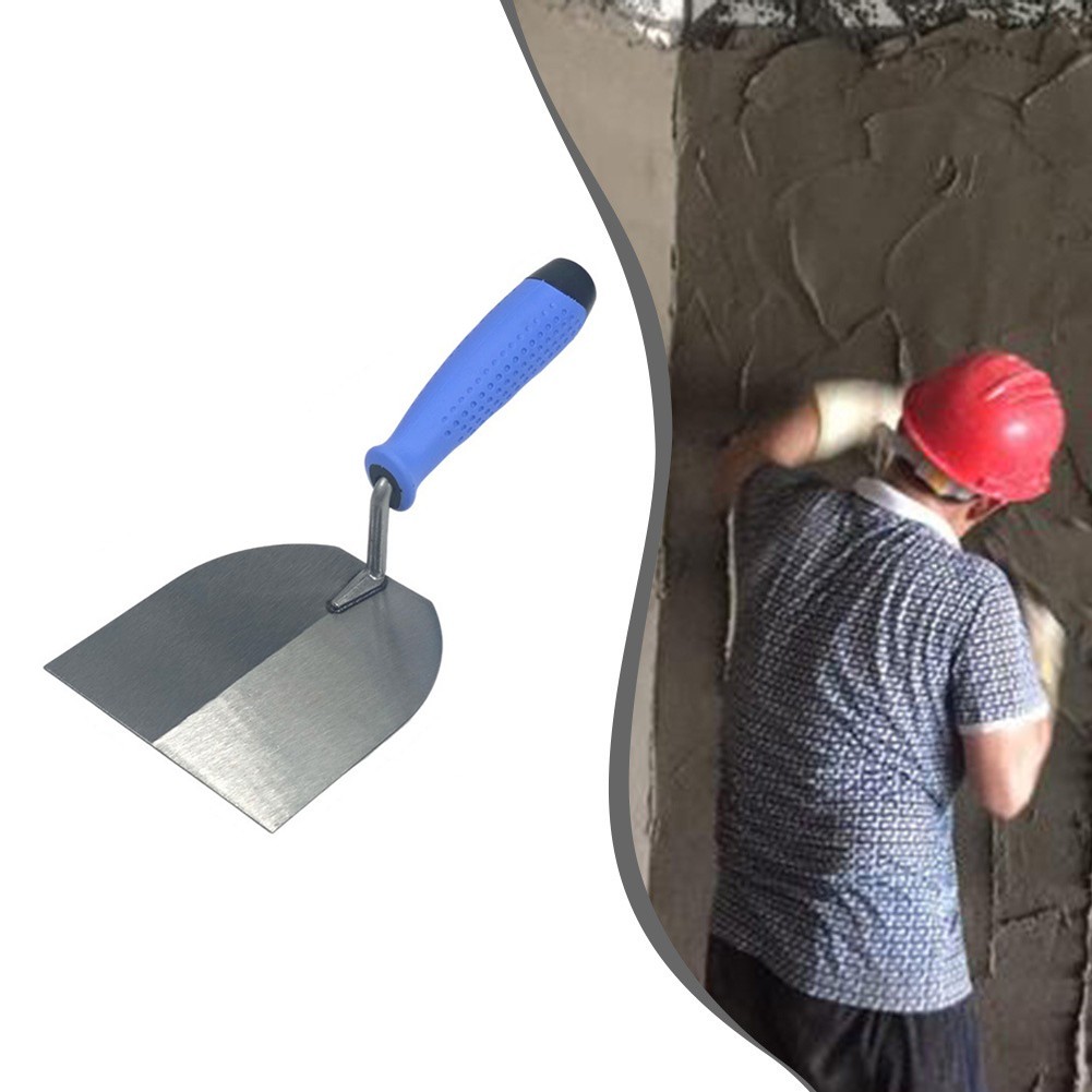 Stainless Steel Trowel with Dual Color Non Slip Handle for Tile and Brick Work