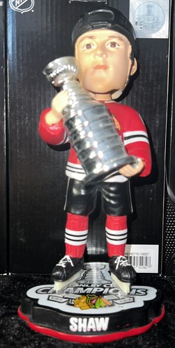 Chicago Blackhawks Andrew Shaw 2015 Stanley Cup Champions Bobblehead - Imagen 1 de 5