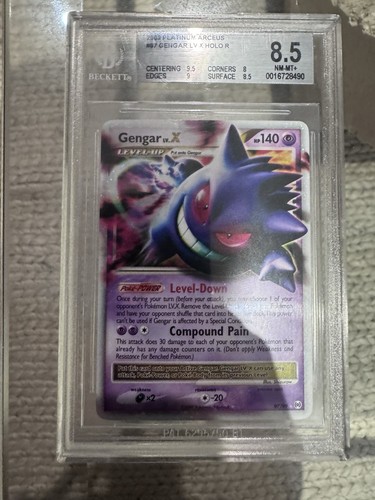 Gengar LV.X graded BGS 8.5 for sale on eBay