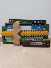 Minecraft Click and Switch Sword and Pickaxe Roleplay Toy