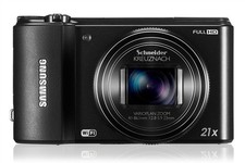 Samsung 16MP Smart 21x Zoom Digital Camera Wi-Fi - Black EC-WB850FBPBUS 