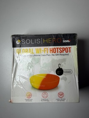 SIMO Solis Hero WiFi 5 4G LTE Hotspot Explorer Bundle, Includes Lifetime Data  