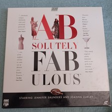 Absolutely Fabulous Series 1 2 Laserdisc, 1992 Jennifer Saunders TV RARE