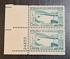 US Stamps Collection Grand Coulee Scott#1009 Pair Plate Number; Mint, NH, OG, VF