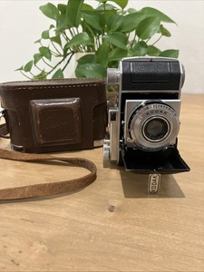 KODAK RETINA 1 TYPE 010 W SCHNEIDER 5CM F/3.5 XENAR COMPUR SHUTTER W CASE WORKS