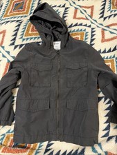 Youth Kids Old Navy Windbreaker Sport Jacket Size 6/7 Black