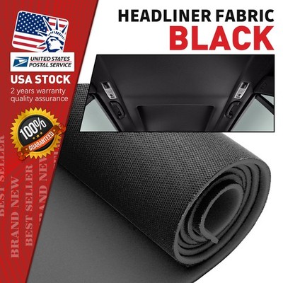118''x60'' Automotive Universal Flat Knit Headliner Fabric w/ Premium Foam Backing