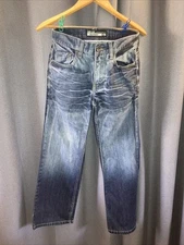 Old Navy Jeans Mens 29x30 Blue Denim Bootcut Distressed