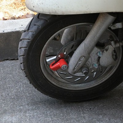 Scheibenschloss für Fahrrad für motorrad Elektroroller mit Druckknopfbedienung