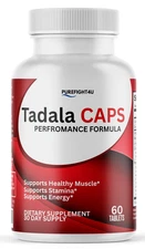 Tadala Caps Male Performance Formula Maximum Strength Supplement- 60 Tablets