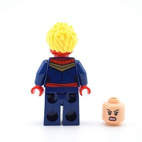 LEGO Marvel CAPTAIN MARVEL sh0226 Minifig Red Sash 76049 Avenjet Space Mission