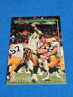 BRETT FAVRE 1993 TOPPS STADIUM CLUB GREEN BAY PACKERS SUPER TEAM CARD