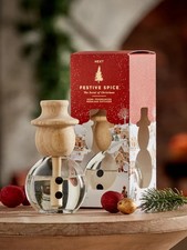 NEXT Festive Spice Christmas Reedless Snowman Diffuser 100ml - BNIB