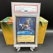 PSA 10 Disney Lorcana Mickey Mouse - Detective League Promo 8 Cold Foil EN