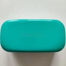 Tiffany & Co Eye Glasetui Sonnenbrille Hartschalenbrille Duck Egg blau