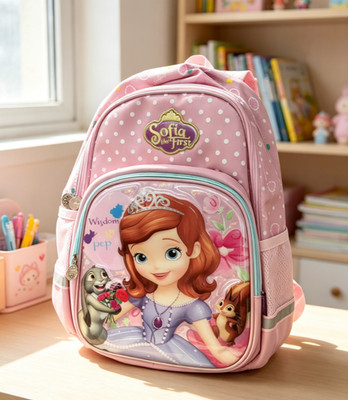 Cute Princess Sofia Kids Backpack Girls School Bag Cartoon Bookbag Gift Pinkdot