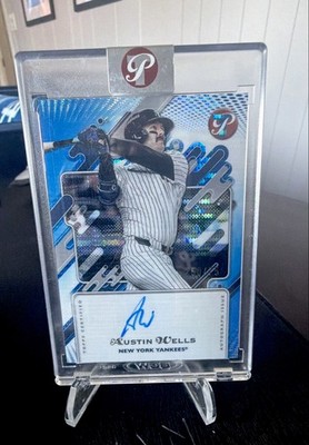 2025 Topps Pristine - #50/75 Autograph Austin Wells New York Yankees