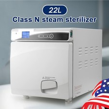 22L Dental Medical Digital Autoclave LCD Steam Sterilizer Dry Heat Sterilizition