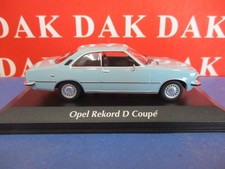 Die cast 1/43 Modellino Auto Opel Rekord D Coupe Light Blue 1975 by MaXichamps