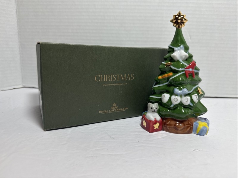 2023 Annual Royal Copenhagen Christmas Tree Figurine - 5.75” - New In Box