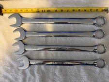 Capri Large Combination Wrench Set Chrome Vanadium Sae 4pc 1-116 - 1-14in