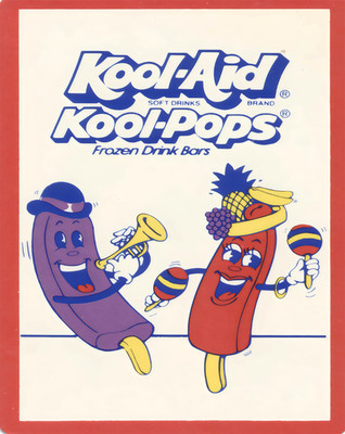 Kool-Aid Kool-Pops Vintage Poster Cartoon Wandkunst - 12X16/16X20/18X24/24X36