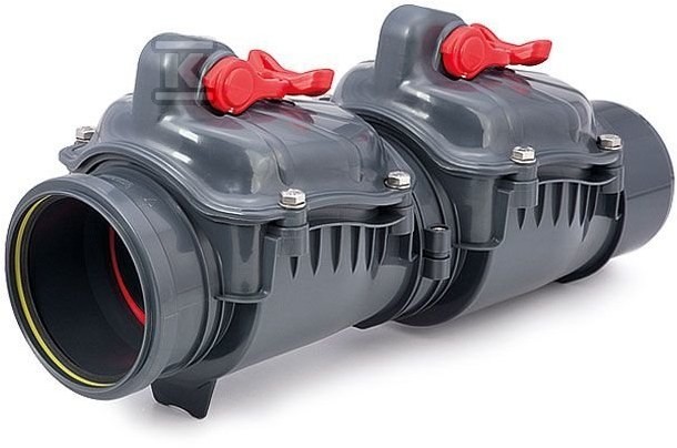 PP DN 110 Dual-Flap Storm Valve Type 2 ZB2K110 - Image 3