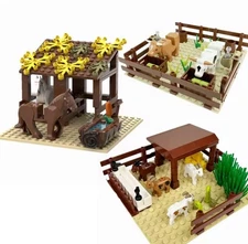 MOC LEGO Farm Animal - Goat, Horse, Cow, Pig, Chicken - BUNDLE AND SAVE!