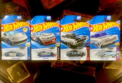 2026 Hot Wheels Zamac 1 - 4 Porsche 911, Track Ripper, 70 Challenger, 56 Impala