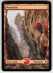 Mountain - Full Art Zendikar #245