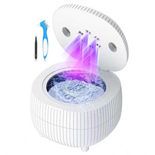 Ultrasonic Retainer Cleaner Machine, 45Khz 25W Dental Cleaning Pod for Denture,