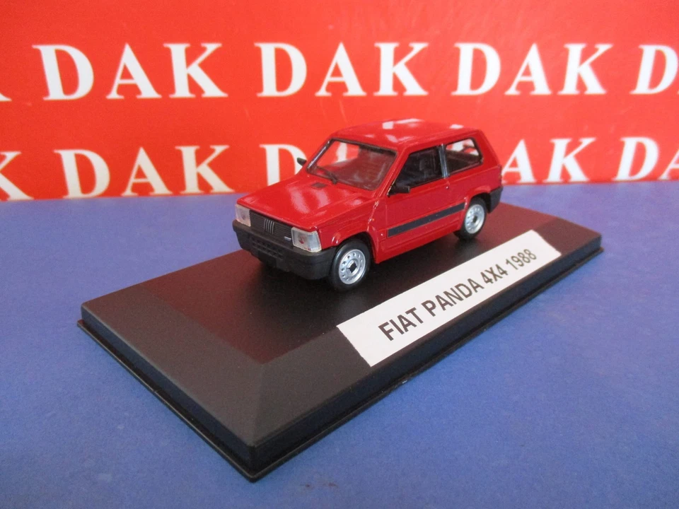 Die cast 1/43 Modellino Auto Fiat Panda 4x4 Red 1988 4 - Immagine 2 di 4