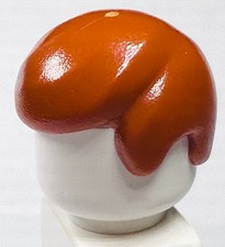 Lego Star Wars Obi-Wan Kenobi Minifig Dark Orange Hair Wig Part D957