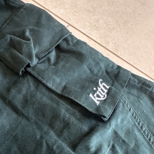 KITH Kinder Chauncey II Hose Cord Cargo neu mit Etikett grün Größe Small 6/7 - Bild 3 von 7