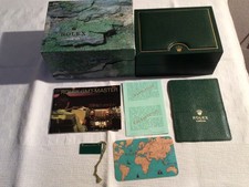 ROLEX GMT. MASTER 16710 16713 SCATOLA COMPLETA DI CORREDO CONDIZIONI ECCELLENTI