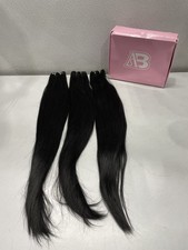 AddaBang Natural Black Human Hair Raw Cambodian Straight Bundles 22"24"24"