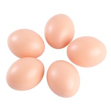 60 PCS Craft Painting Easter Egg Decorating Unpainted Fake Eggs Bulk White