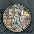 * 1917-P FH T2 * SUPERB+ GEM BU MS STANDING LIBERTY QUARTER * FROM COLLECTION