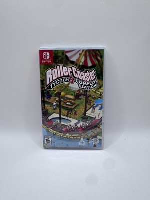 Roller Coaster Tycoon 3 Complete Edition Switch Limited Run #233 New Sealed