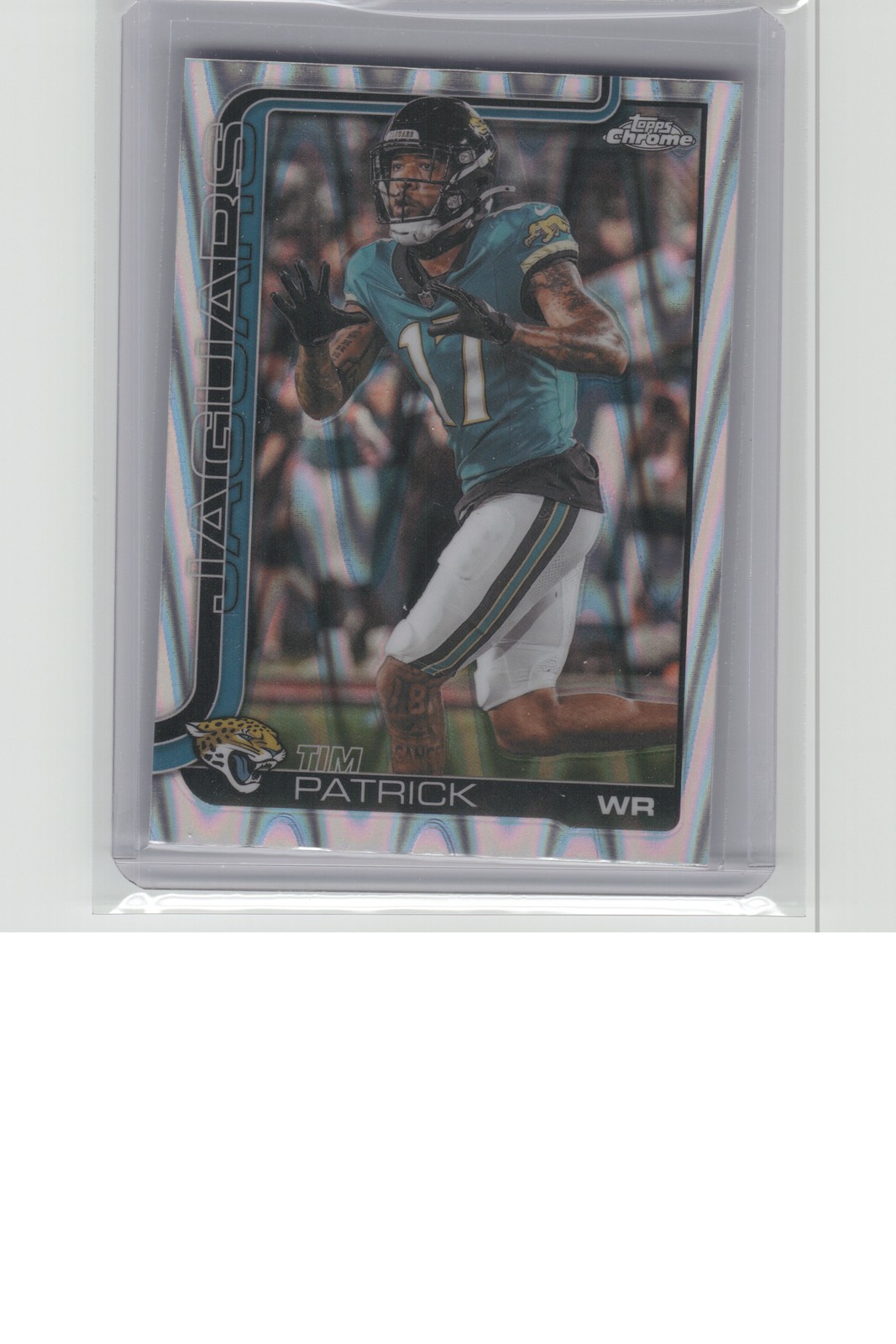 2025 Topps Chrome #96 Tim Patrick Ray Wave Refractor B32R2C30